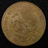 MEXICO  Bronze 1957 Mo 20 Centavos High Grade KM# 440 (26 832)