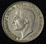 Yugoslavia Aleksandar I 1925 1 Dinar Brussels, Belgium Mint KM# 5 (30 071)