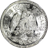 Mexico ESTADOS UNIDOS Silver 1945 M 50 Centavos NGC MS66 GEM GEM BU KM# 447 (46)