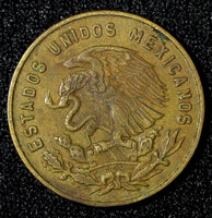 MEXICO Bronze 1962 Mo 5 Centavos Large type KM# 426 (27 909)
