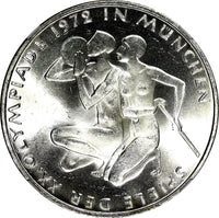 Germany - Federal Republic Silver 1972 G  10 Mark NGC MS66 TOP GRADED KM# 132(6)