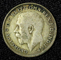GREAT BRITAIN George V Silver 1920 3 Pence MAUNDY  KM# 813 (28 203)
