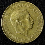 Denmark Aluminum-Bronze Christian X 1946 NS 1 Krone KM# 835 (28 638)