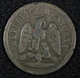 Mexico Copper 1886 Mo 1 Centavo Mexico City Mint KM# 391.6 (27 377)
