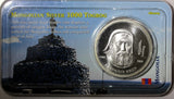 Mongolia Chinggis Khan Silver 2002 1000 Tugrik Mintage-17,000 AR- 0.9250 KM# 199