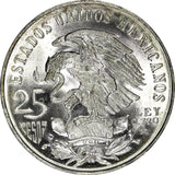 MEXICO Silver 1968 Mo  25 Pesos PCGS MS67 Olympic Games Even Rings KM# 479.1 (6)