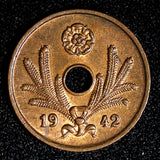 FINLAND Copper 1942 10 Pennia UNC Condition WWII  Issue KM# 33.1 (27 747)