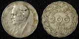 BRAZIL Copper-Nickel 1938 200 Reis Getúlio Dornelles Vargas KM# 545 (28 283)