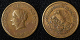 Mexico ESTADOS UNIDOS MEXICANOS Bronze 1943 5 Centavos WWII ISSUE KM# 424 (932)