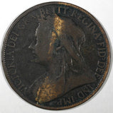 Great Britain Victoria Bronze 1900 1 Penny 30.8 mm  KM# 790 (28 186)
