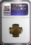 India-British George VI  Nickel-Brass 1943 (B) 1 Anna NGC MS62 KM# 537a (005)