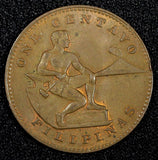 Philippines U.S. Administration Bronze 1944 S 1 Centavo San Francisco KM# 179(1)