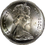 Rhodesia Elizabeth II 1964 2 Shillings,20 Cents NGC MS64 Mint Luster KM# 3 (27)