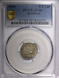 Germany BESANCON Charles V Silver 1546 1/2 Carolus PCGS AU58 TOP GRADED MB# 23