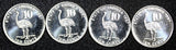 Eritrea 1997 10 Cents Ostrich GEM BU KM# 45 RANDOM PICK (1 Coin) (84)