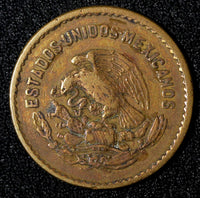 Mexico ESTADOS UNIDOS MEXICANOS Bronze 1943 5 Centavos WWII ISSUE KM# 424 (932)