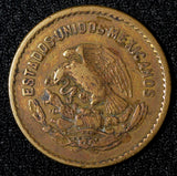 Mexico ESTADOS UNIDOS MEXICANOS Bronze 1943 5 Centavos WWII ISSUE KM# 424 (932)