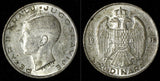 Yugoslavia Petar II Silver 1938 20 Dinara 1 Year Type KM# 23 (28 808)
