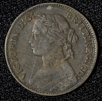 Great Britain Victoria Bronze 1878 Farthing KM# 753  (28 313)
