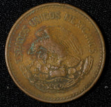Mexico ESTADOS UNIDOS MEXICANOS Bronze 1955 20 Centavos Better Date KM# 439 (77)