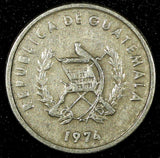 GUATEMALA Copper-Nickel  1974  5 Centavos Guatemala City Mint KM# 270 (24 683)