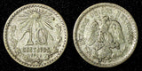 Mexico ESTADOS UNIDOS MEXICANOS Silver 1928 10 Centavos KM#431  (27 423)