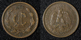 Mexico ESTADOS UNIDOS MEXICANOS Bronze 1906 1 Centavo narrow date KM# 415 (877)