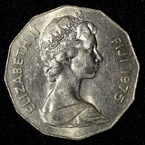 Fiji Elizabeth II Copper-Nickel 1975 50 Cents 31.5 mm KM# 36 (28 647)