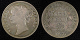 India-British Victoria Silver 1840 Rupee KM# 457.1 (27 364)