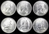 Australia Silver 1954 Florin Royal Visit High Grade RANDOM PICK (1 Coin) KM# 55