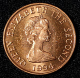 Jersey Elizabeth II 1990-1994 1 Penny Le Hocq Tower BU KM# 54 RANDOM PICK (1 C)