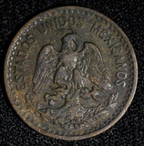 Mexico ESTADOS UNIDOS MEXICANOS Bronze 1914 Mo 1 Centavo wide date KM# 415 (446)