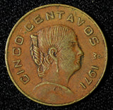 Mexico 1971 5 Centavos Josefa Ortiz de Domínguez KM# 427 (27 823)