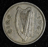Ireland Republic Copper-Nickel 1963 Shilling Bull KM# 14a (28 023)