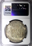 BOLIVIA Carlos IIII Silver 1805/4 PTS PJ 8 Reales NGC AU55 TOP GRADED KM# 73 (8)