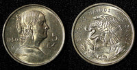 Mexico 1950 5 Centavos Josefa Ortiz de Domínguez  UNC KM# 425 (27 740)