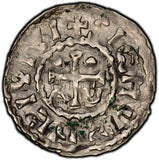 FRANCE Maine. Herbert I Denier ND (1015-1036) Hammered PCGS AU50 Dup-398 (63)