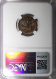 ITALY Vittorio Emanuele III Bronze 1938 XVI R 5 Centesimi NGC MS64 BN KM# 73 (6)