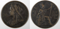 Great Britain Victoria Bronze 1899 1 Penny  KM# 790 (28 185)
