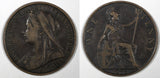 Great Britain Victoria Bronze 1899 1 Penny  KM# 790 (28 185)