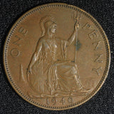 Great Britain George VI Bronze 1940 1 Penny WWII Issue KM# 845 (28 013)
