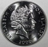 COOK ISLANDS Elizabeth II 2000 5 Cents FAO GEM BU KM# 369 RANDOM PICK (1 Coin)