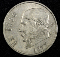 Mexico ESTADOS UNIDOS MEXICANOS 1977 Mo Peso José Morelos KM#460 (27 286)