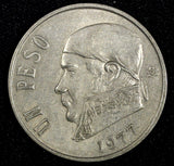 Mexico ESTADOS UNIDOS MEXICANOS 1977 Mo Peso José Morelos KM#460 (27 286)
