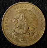 MEXICO  Bronze 1966 Mo 20 Centavos Nice Coin  KM# 440 (27 534)
