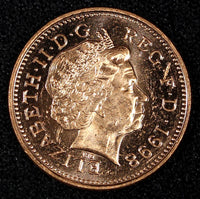 Great Britain Elizabeth II 1998 1 Penny UNC KM# 986  RANDOM PICK (1 Coin) (863)