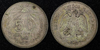 Mexico ESTADOS UNIDOS MEXICANOS Silver 1920 50 Centavos KM# 447 (27 241)