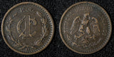 Mexico ESTADOS UNIDOS MEXICANOS Bronze 1906 1 Centavo narrow date KM# 415 (874)