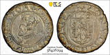 Germany BESANCON Charles V Silver 1548 Carolus PCGS MS62 MB# 6 TOP GRADED (94)