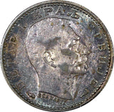 SERBIA Peter I Silver 1915 50 Para Deep Toned KM# 24.1 (24 325)